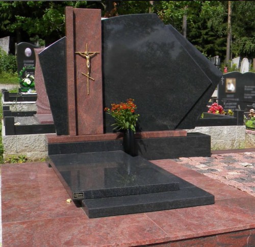Čína Xingyan Modern Art Style Tombstone (včetně Jesus Cross Dekorace)