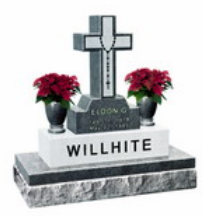 Čínský Xingyan Cross Shaped Art Tombstone