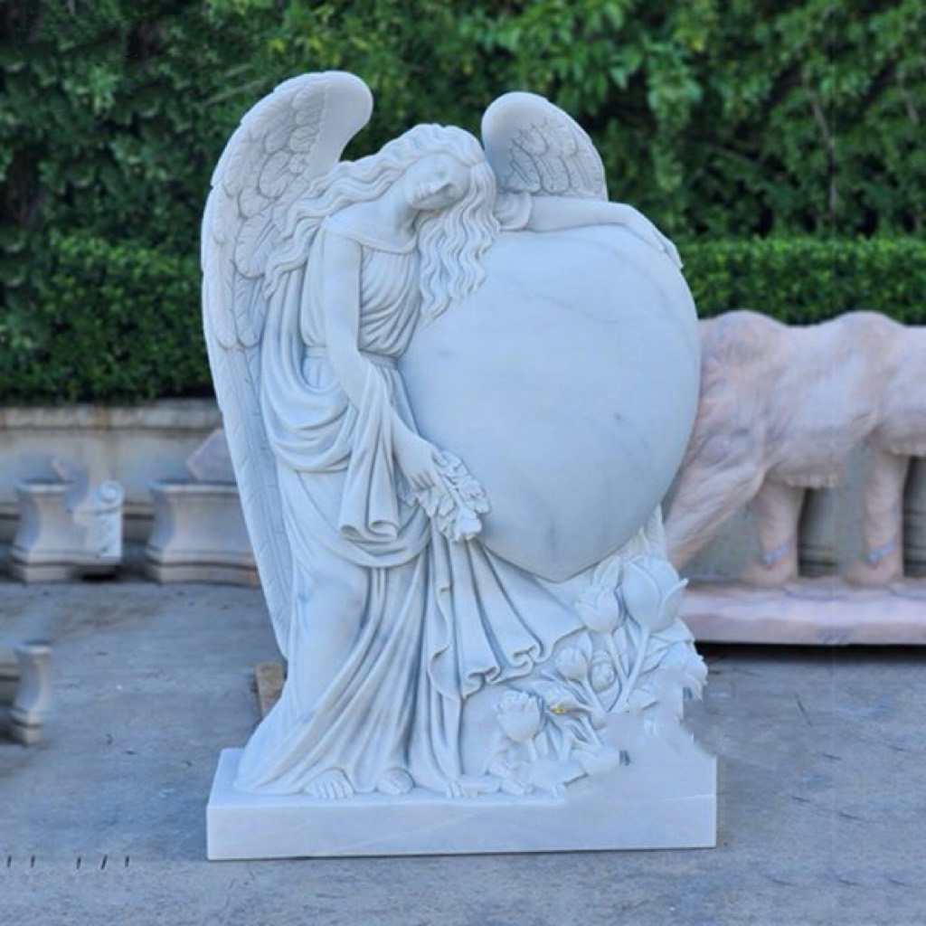 Xingyan Marble Angel zahrnující sochařství památníku srdečního památníku